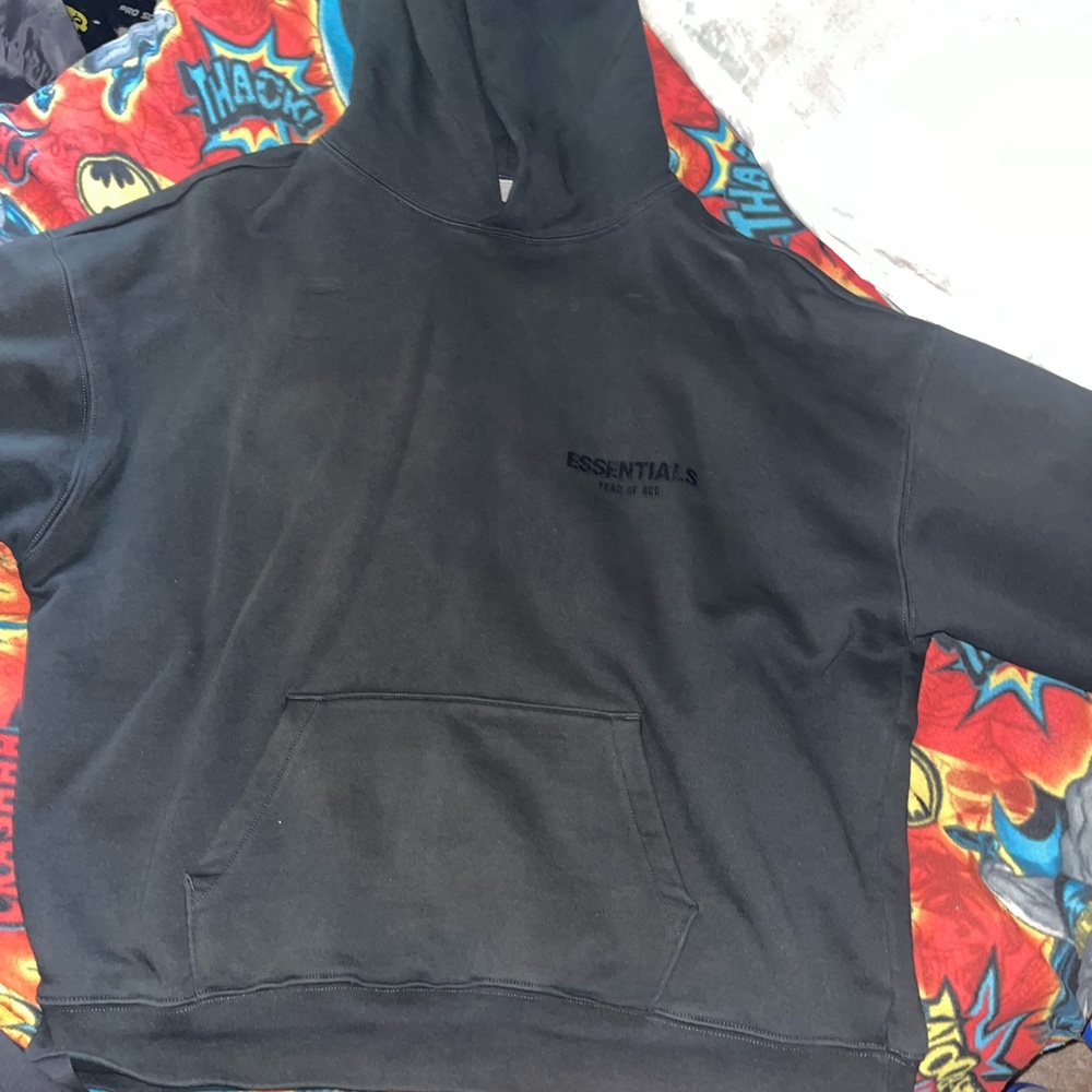 Essentials Black Hoodie